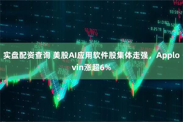 实盘配资查询 美股AI应用软件股集体走强，Applovin涨超6%